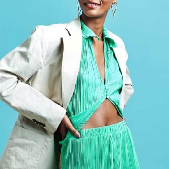 y2k slinky silver lurex top - Picture 13 of 15